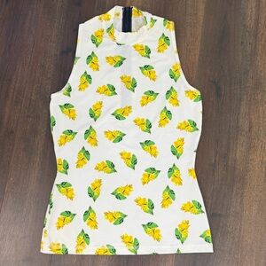 J. Crew Women's Sleeveless Mock Neck Rash Guard Swim Top Size Small